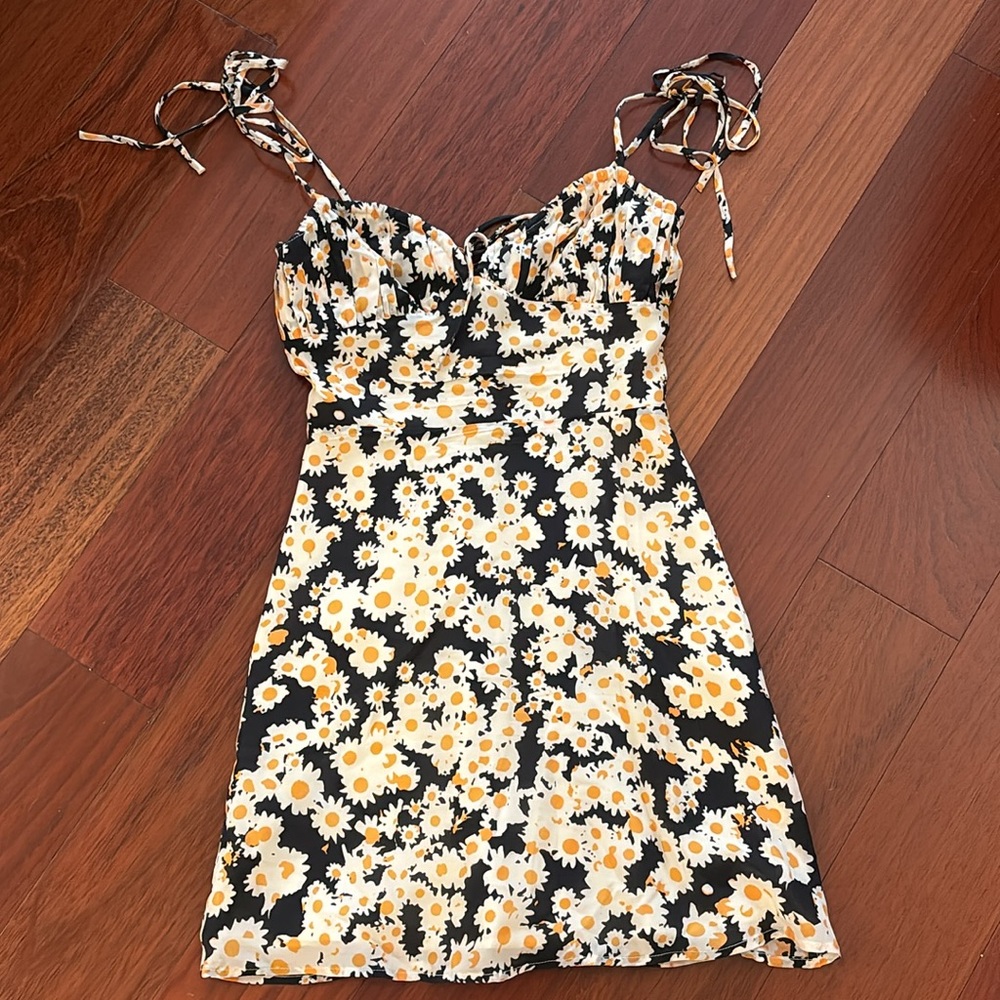 Realisation Par The Devon Sunflower Mini Dress Xxs - image 7